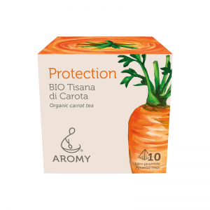 Tisana di carota biologica PROTECTION Aromy fronte
